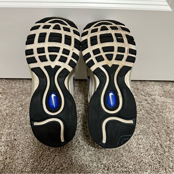 Nike Air Max 97 ESS White/Racer Blue Flash Crimson Women’s Size 7 - Picture 8 of 10